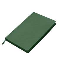 Бизнес-блокнот LADY, формат А5, зеленый, блок в клетку