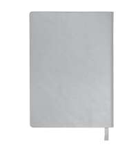 Бизнес-блокнот LADY, формат А5, серый, блок в клетку