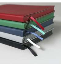 Бизнес-блокнот LADY, формат А5, серый, блок в клетку