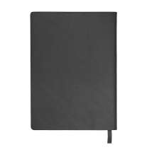 Бизнес-блокнот LADY, формат А5, черный, блок в клетку