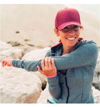 Бейсболка ESTORIL, 6 клиньев, застежка на липучке