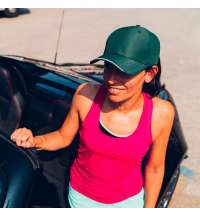 Бейсболка ESTORIL, 6 клиньев, застежка на липучке