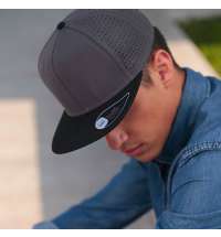 Бейсболка BANK, 6 клиньев, пластиковая застежка