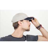 Бейсболка LIBERTY SANDWICH, 6 клиньев, сэндвич, металлическая застежка