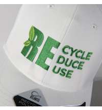 Бейсболка RECY FEEL, переработанный полиэстер, 6 клиньев, пластиковая застежка