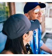 Бейсболка RECY FEEL, переработанный полиэстер, 6 клиньев, пластиковая застежка