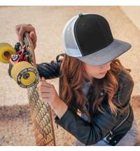 Бейсболка SONIC, 6 клиньев, пластиковая застежка