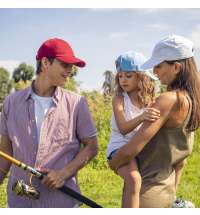 Бейсболка FRASER, органический хлопок, 6 клиньев, металлическая застежка