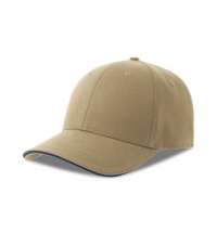 Бейсболка LIBERTY SANDWICH-S 270, 6 клиньев, металлическая застежка