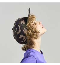 Бейсболка SNAP BACK-S, 6 клиньев, пластиковая застежка