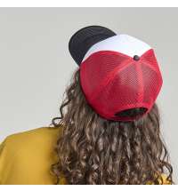 Бейсболка RAPPER-S, 5 клиньев, пластиковая застёжка