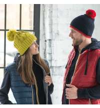 Шапка VOGUE,  бирюзовый, верх: 100% акрил, подкладка: 100% полиэстер