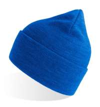 Шапка вязаная PURE  с отворотом из пряжи Polylana