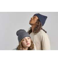 Шапка вязаная  двойная Wind-S с патчем