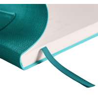 Ежедневник недатированный Scotty, А5-,  бирюзовый, кремовый блок, без обреза