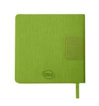 Ежедневник недатированный Scotty, А5-,  зеленое яблоко, кремовый блок, без обреза