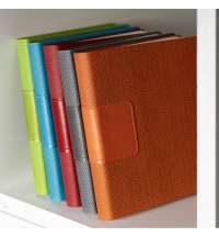 Ежедневник недатированный Scotty, А5-,  зеленое яблоко, кремовый блок, без обреза