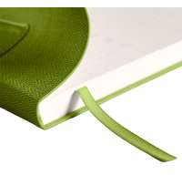 Ежедневник недатированный Scotty, А5-,  зеленое яблоко, кремовый блок, без обреза