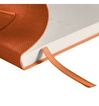 Ежедневник недатированный Scotty, А5-,  оранжевый, кремовый блок, без обреза