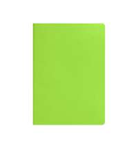 Ежедневник недатированный Tony, А5, лаймовый, кремовый блок в линейку