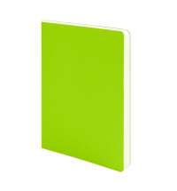 Ежедневник недатированный Tony, А5, лаймовый, кремовый блок в линейку