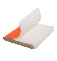 Ежедневник недатированный Tony, А5, оранжевый, кремовый блок в линейку