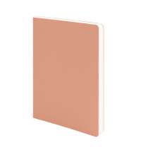Ежедневник недатированный Tony, А5, светло-розовый, кремовый блок в линейку