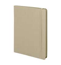 Ежедневник недатированный Shady, А5,  бежевый, кремовый блок в линейку, светло-коричневый обрез