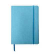 Ежедневник недатированный Shady, А5,  голубой, кремовый блок в линейку, лазурный обрез