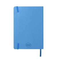 Ежедневник недатированный Shady, А5,  голубой, кремовый блок в линейку, лазурный обрез