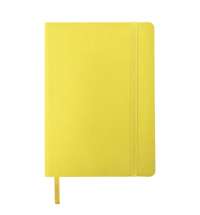 Ежедневник недатированный Shady, А5,  лимонный, кремовый блок в линейку, желтый обрез