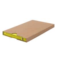 Ежедневник недатированный Shady, А5,  лимонный, кремовый блок в линейку, желтый обрез