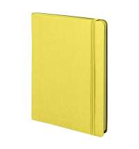 Ежедневник недатированный Shady, А5,  лимонный, кремовый блок в линейку, желтый обрез