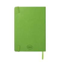 Ежедневник недатированный Shady, А5,  зеленое яблоко, кремовый блок в линейку, зеленый обрез