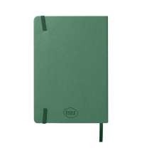 Ежедневник недатированный Shady, А5,  зеленый, кремовый блок в линейку, темно-зеленый обрез