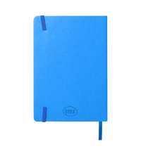 Ежедневник недатированный Shady, А5,  лазурный, кремовый блок в линейку, синий обрез