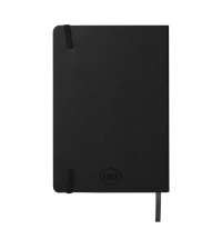 Ежедневник недатированный Shady, А5,  черный, кремовый блок в линейку, черный обрез