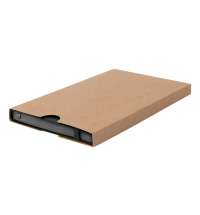 Ежедневник недатированный Shady, А5,  черный, кремовый блок в линейку, черный обрез