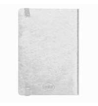 Ежедневник недатированный Boomer, А5,  белый, кремовый блок в линейку, без обреза