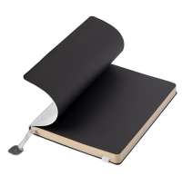 Ежедневник недатированный Boomer, А5,  белый, кремовый блок в линейку, без обреза