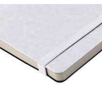 Ежедневник недатированный Boomer, А5,  белый, кремовый блок в линейку, без обреза