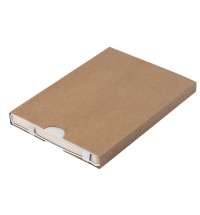 Ежедневник недатированный Boomer, А5,  белый, кремовый блок в линейку, без обреза