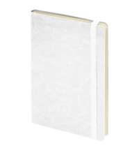 Ежедневник недатированный Boomer, А5,  белый, кремовый блок в линейку, без обреза