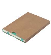 Ежедневник недатированный Boomer, А5,  бирюзовый, кремовый блок в линейку, без обреза