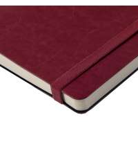 Ежедневник недатированный Boomer, А5,  бордовый, кремовый блок в линейку, без обреза