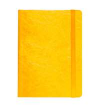 Ежедневник недатированный Boomer, А5,  желтый, кремовый блок в линейку, без обреза