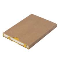 Ежедневник недатированный Boomer, А5,  желтый, кремовый блок в линейку, без обреза