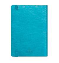 Ежедневник недатированный Boomer, А5,  лазурный, кремовый блок в линейку, без обреза