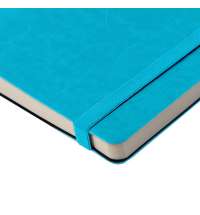 Ежедневник недатированный Boomer, А5,  лазурный, кремовый блок в линейку, без обреза