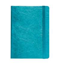 Ежедневник недатированный Boomer, А5,  лазурный, кремовый блок в линейку, без обреза